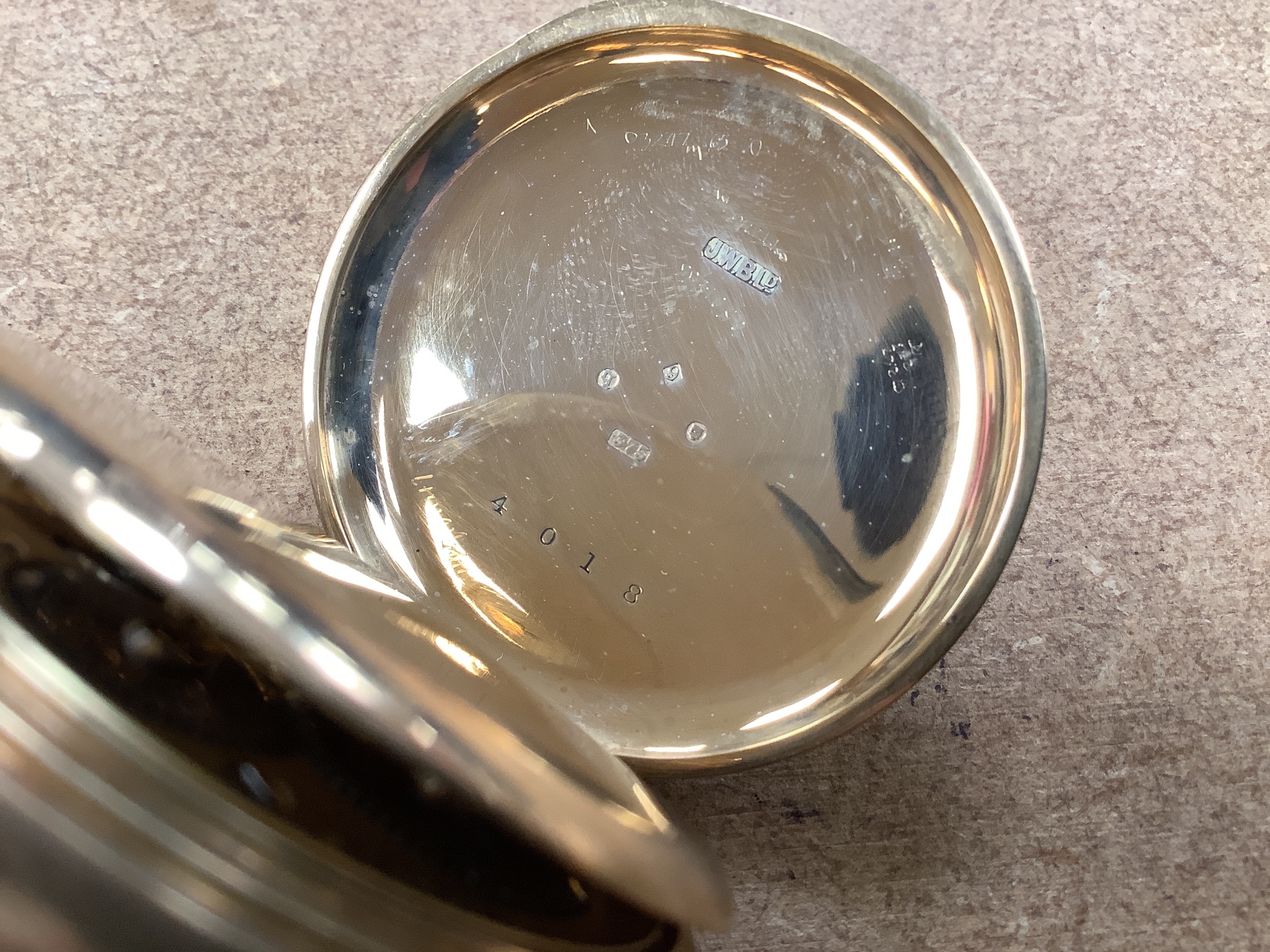 Seven assorted pocket watches including a 9ct gold open face J.W. Benson pocket watch, gross weight 83.3 grams, a silver open face pocket watch by H. Samuel, Manchester and five other gold plated or base metal pocket wat